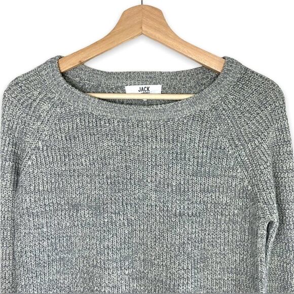 Jack by Bb Dakota Déjà Vu Raglan Marled Bell Sleeve Sweater - Picture 3 of 7